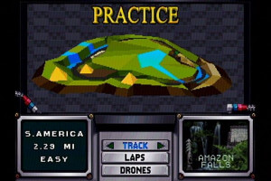 Time Warner Interactive's VR Virtua Racing 2