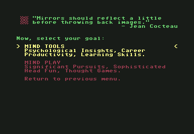 Timothy Leary's Mind Mirror abandonware