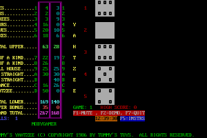 Tommy's Yahtzee abandonware