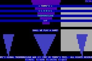 Tommy's Global Thermonuclear War 1