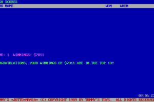Tommy's Jottomania abandonware