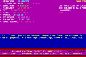 Tommy's Tarot abandonware