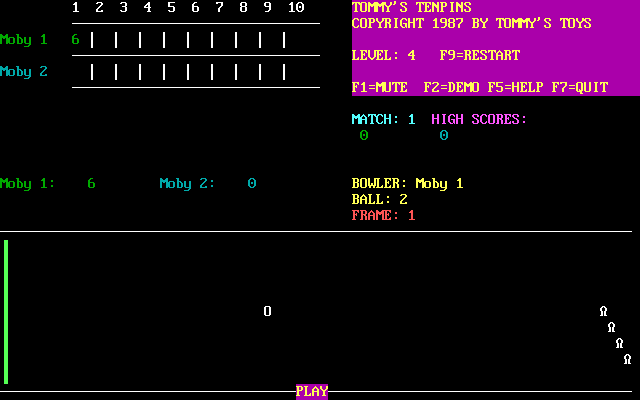 Tommy's Tenpins abandonware