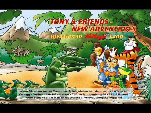 Tony & Friends: New Adventures - Invasion in Kellogg's Land 0