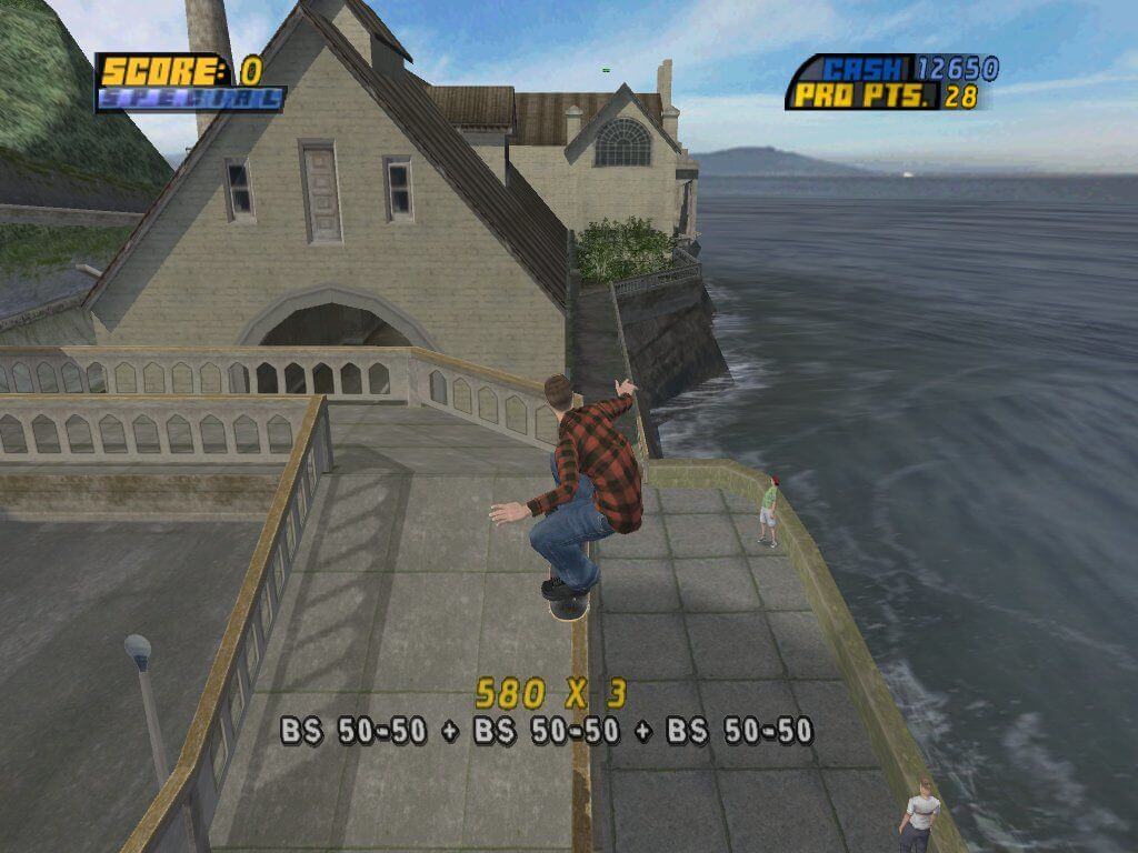 Tony Hawk's Pro Skater 4 #16: Alcatraz Gaps (PC Gameplay) 