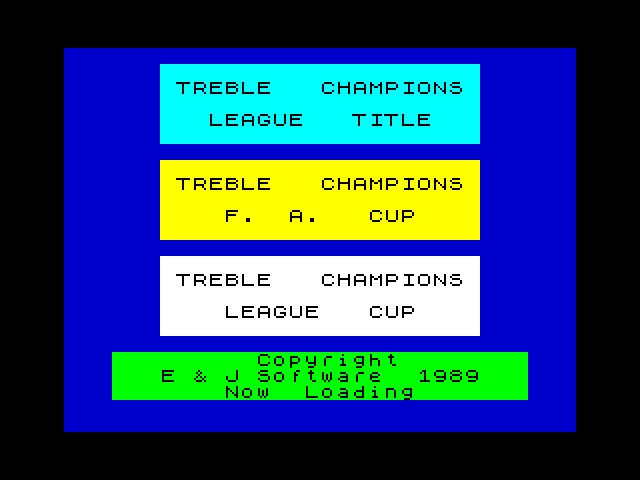 Treble Champions 1