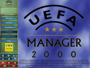 UEFA Manager 2000 0