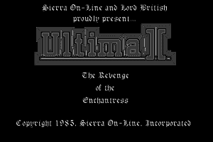 Ultima II: The Revenge of the Enchantress... 0