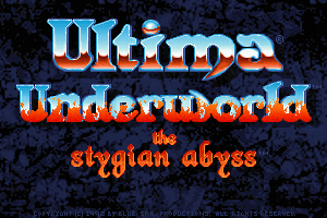 Ultima Underworld: The Stygian Abyss 0