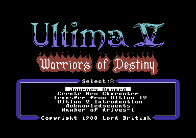 Ultima V: Warriors of Destiny 3