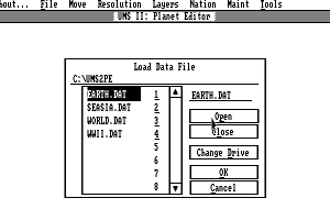 UMS II: Nations at War - Planet Editor abandonware