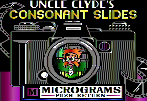 Uncle Clyde's Consonant Slides 0