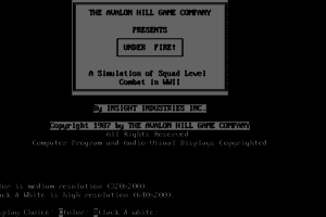 Under Fire! abandonware