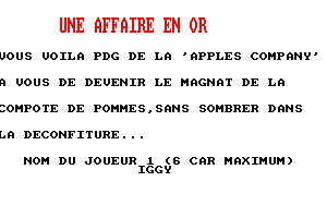 Une affaire en or 1