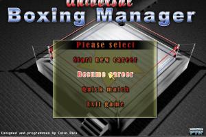 Universal Boxing Manager 0