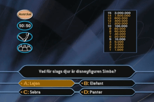 Vem vill bli miljonär 2