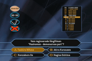 Vem vill bli miljonär 5