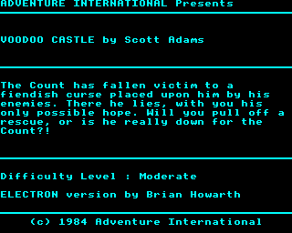 Voodoo Castle abandonware