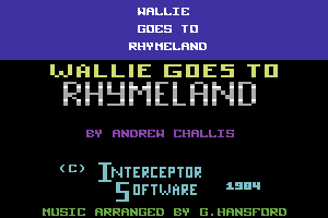 Wallie Goes to Rhymeland 0