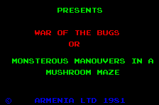 War of the Bugs 0