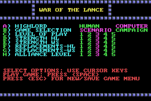 War of The Lance 1