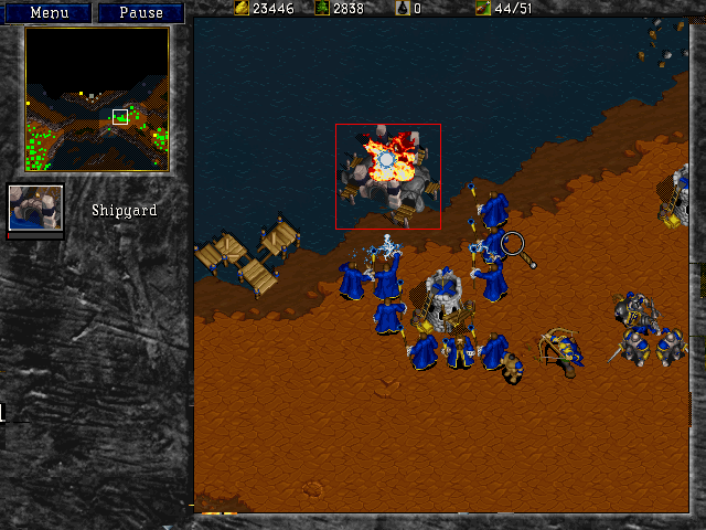 warcraft 2 combat