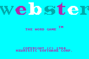Webster: The Word Game 1