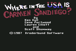 Where in the U.S.A. is Carmen Sandiego? 1