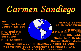 Where in the World is Carmen Sandiego? (Enhanced) 0