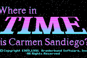 Where in Time is Carmen Sandiego CD-ROM Download (1997 Educational