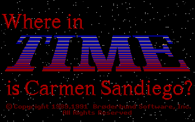 Download Where in time is Carmen Sandiego? (DOS) game