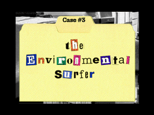 Who Killed Brett Penance?: The Environmental Surfer 1