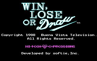 Download Win Lose Or Draw My Abandonware