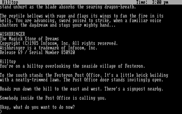 wishbringer infocom