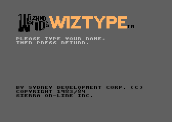 Wizard of Id's WizType 0