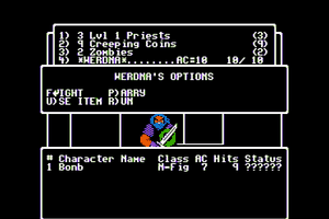 Wizardry: The Return of Werdna - The Fourth Scenario abandonware