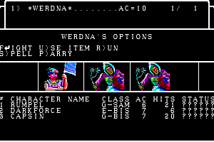 Wizardry: The Return of Werdna - The Fourth Scenario abandonware