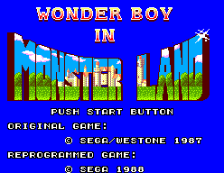 Wonder Boy in Monster Land 0