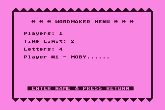 Wordmaker abandonware