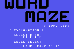 Wordmaze 0