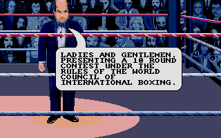 World Championship Boxing Manager - Atari ST game