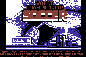 World Championship Soccer (1989) - PC Game