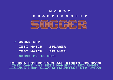 World Championship Soccer 2