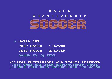 Download World Championship Soccer - My Abandonware