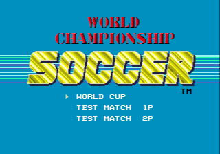 World Championship Soccer 0