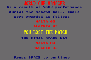 World Cup Soccer 9