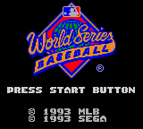 World Series Baseball 0