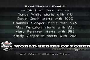 World Series of Poker 2008: Battle for the Bracelets 6