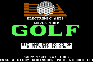 World Tour Golf 5