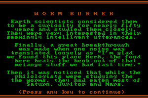 Worm Burner 1